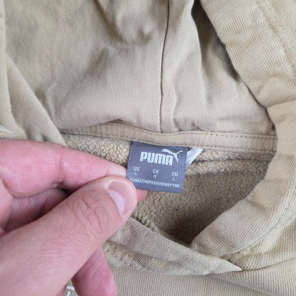 Puma X Hyrox Hoodie Womens L Tan Sweatshirt Pullover Gym Training Workout - Picture 8 of 11
